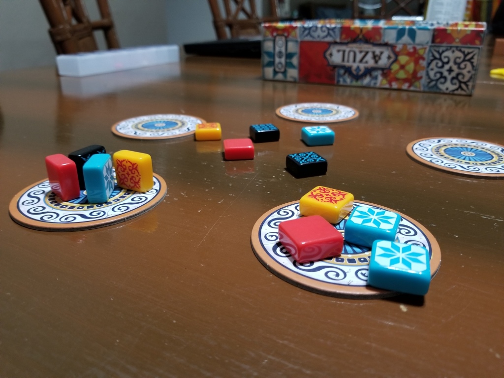 Azul game in progress